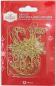 Preview: HOLIDAY Time 'Gold Snowflake' Weihnachtsbaumhänger 12 Teile Import USA